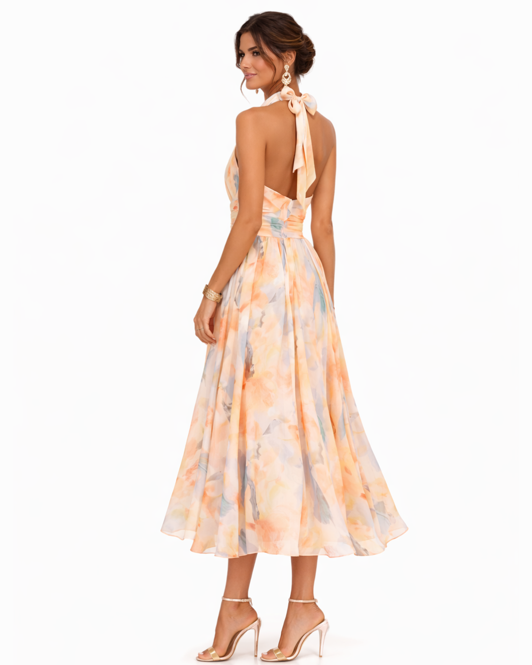 Maxi Dress Women's with Halter Neckline Elise